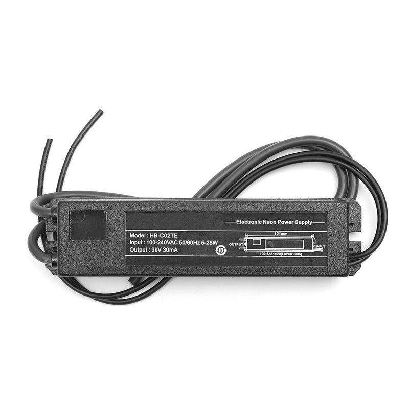 Haimococl HB-C02TE 3KV Power Supply for Glass Neon Sign Electronic Neon Light Transformer with Heat Shrink Protective Pipe - Image 1